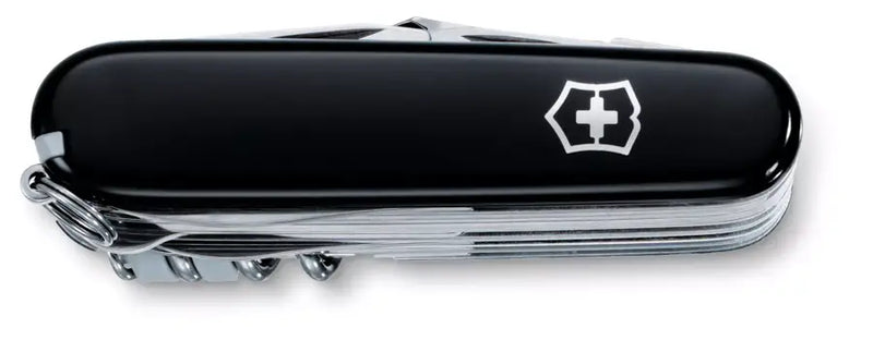 Load image into Gallery viewer, Cutit briceag, 33 functii, VICTORINOX SWISS CHAMP BLACK 1.6795.3
