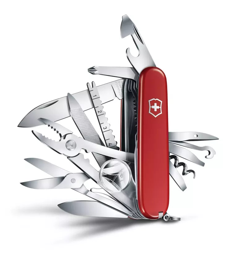 Load image into Gallery viewer, Cutit briceag, 33 functii, VICTORINOX SWISS CHAMP 1.6795
