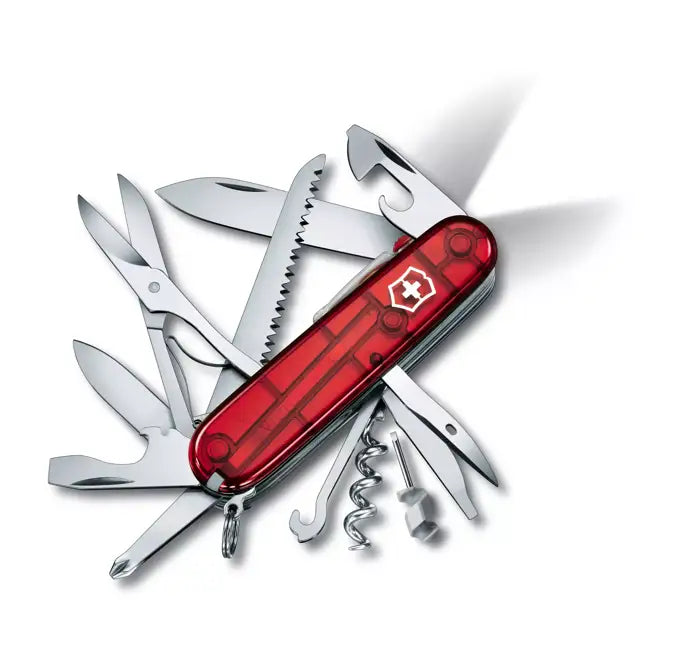 Încărcați imaginea în vizualizatorul Galerie, Cutit briceag, 21 functii, VICTORINOX HUNTSMAN LITE 1.7915.T
