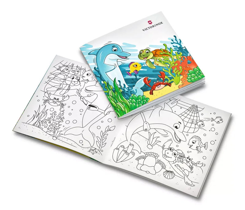 Încărcați imaginea în vizualizatorul Galerie, Cutit briceag pentru copii, 9 functii, VICTORINOX My First Victorinox Children Sets, Animal Edition 0.2373.E1
