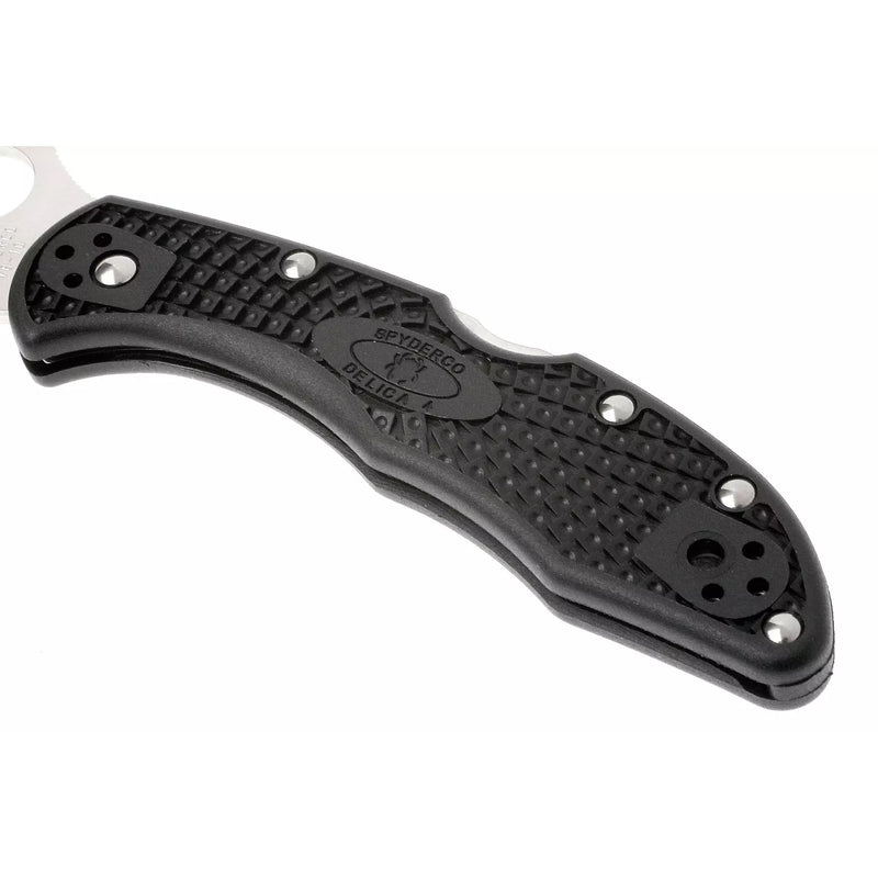 Încărcați imaginea în vizualizatorul Galerie, Briceag de buzunar SPYDERCO DELICA 4 FRN BLACK VG10 C11PBK
