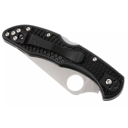 Briceag de buzunar SPYDERCO DELICA 4 FRN BLACK VG10 C11PBK