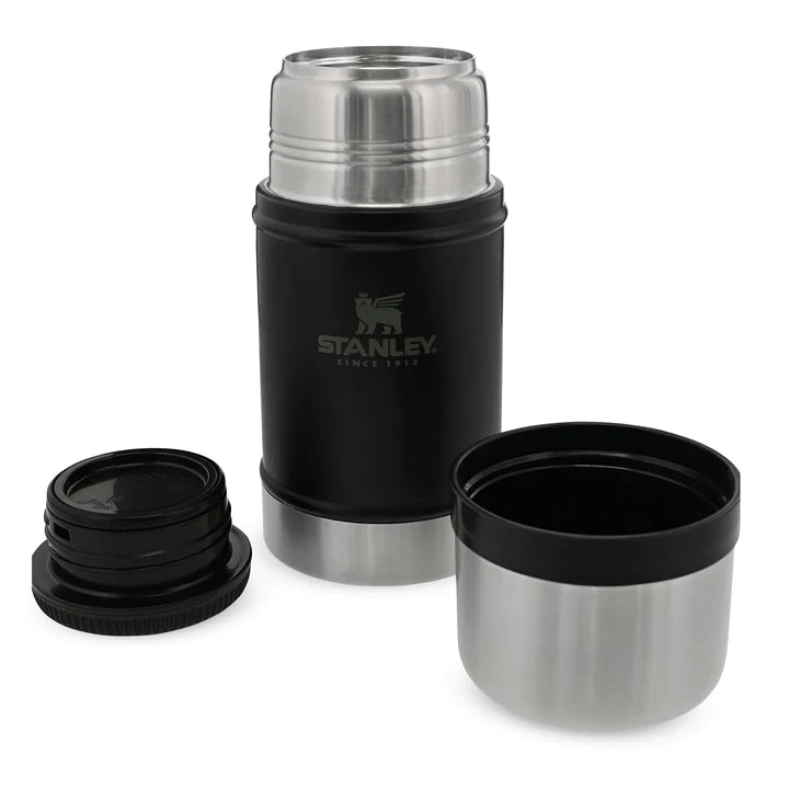 Load image into Gallery viewer, Termos de mancare STANLEY CLASSIC LEGENDARY FOOD JAR 0.7 L MATTE BLACK PEBBLE 10-07936-004
