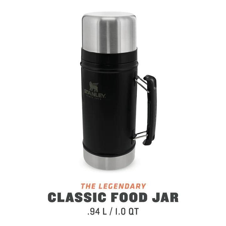 Încărcați imaginea în vizualizatorul Galerie, Termos de mancare STANLEY CLASSIC LEGENDARY FOOD JAR 0.94 L MATTE BLACK PEBBLE 10-07937-004
