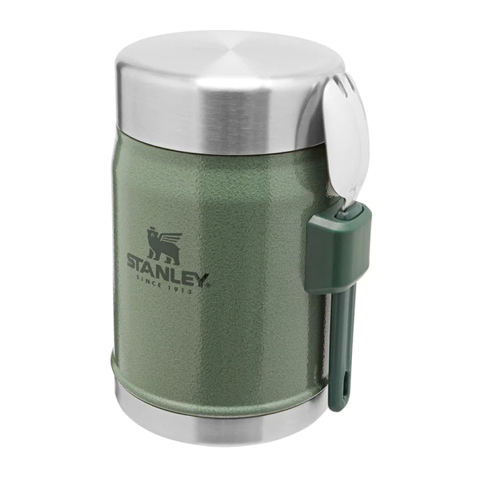 Termos de mancare STANLEY LEGENDARY FOOR JAR & SPORK 0.4 L HAMMERTONE GREEN 10-09382-004