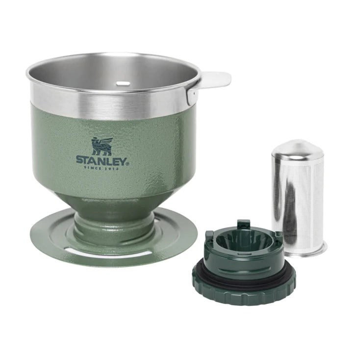 Load image into Gallery viewer, Port-a-coffe STANLEY THE PERFECT-BREW POUR OVER 0.59L HAMMERTONE GREEN / MATTE BLACK PEBBLE
