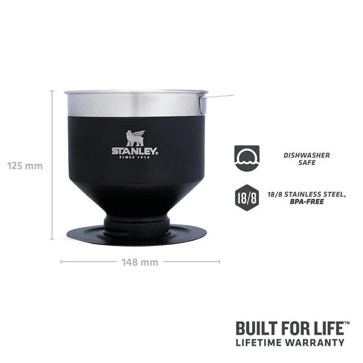 Load image into Gallery viewer, Port-a-coffe STANLEY THE PERFECT-BREW POUR OVER 0.59L HAMMERTONE GREEN / MATTE BLACK PEBBLE
