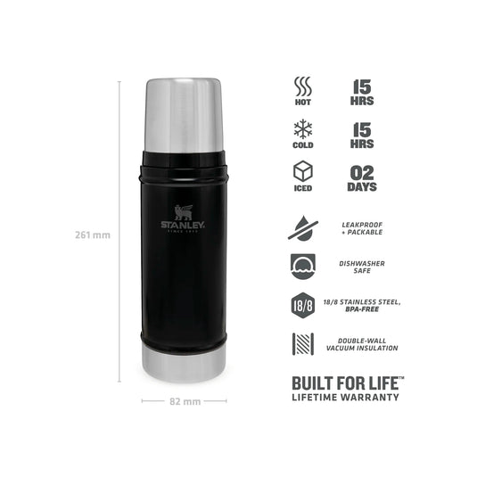 Termos Stanley Classic Vacuum Bottle, 0.47 Litri - Diferite Culori