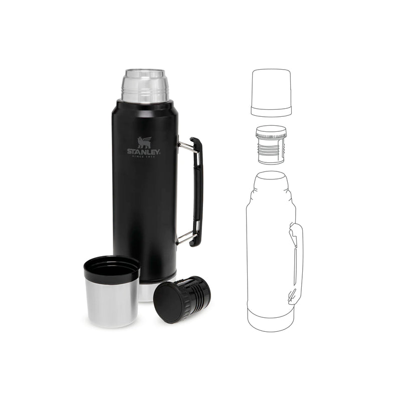 Încărcați imaginea în vizualizatorul Galerie, Termos Stanley Classic Vacuum Bottle, 1 Litru - Diferite Culori
