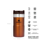 Cana Termoizolanta STANLEY NEVERLEAK Travel Mug, 0.25 Litri, Diferite Culori