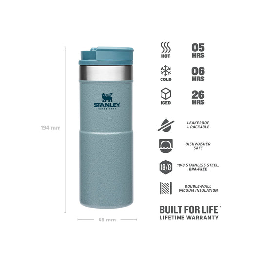 Cana Termoizolanta STANLEY NEVERLEAK Travel Mug, 0.35 Litri, Diferite Culori