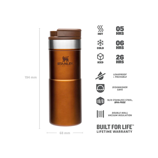 Cana Termoizolanta STANLEY NEVERLEAK Travel Mug, 0.35 Litri, Diferite Culori