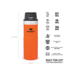 Cana termoizolanta STANLEY TRIGGER-ACTION TRAVEL MUG 0.47L Blaze Orange