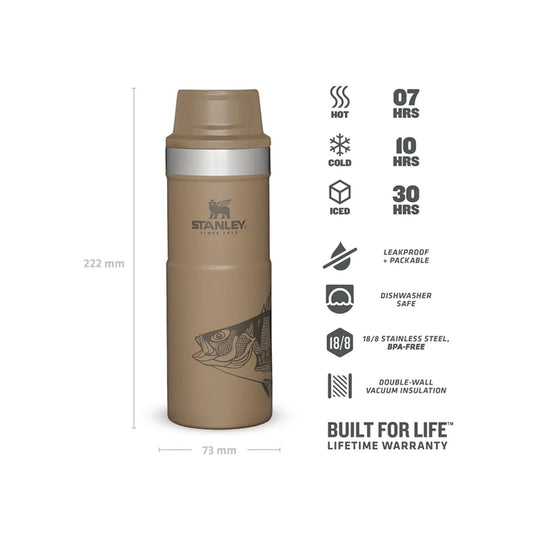 Cana termoizolanta STANLEY TRIGGER-ACTION TRAVEL MUG 0.47L Tan Peter