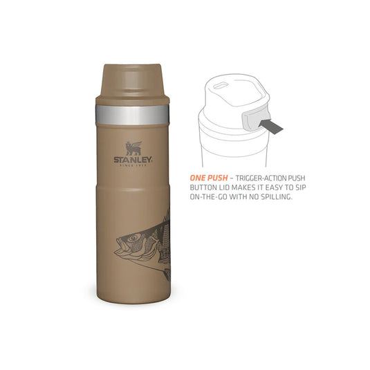 Cana termoizolanta STANLEY TRIGGER-ACTION TRAVEL MUG 0.47L Tan Peter