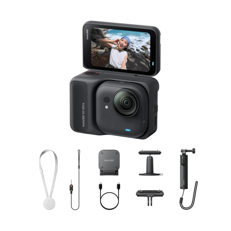 Încărcați imaginea în vizualizatorul Galerie, Camera video mini - GO Ultra - Creator Bundle - Midnight Black
