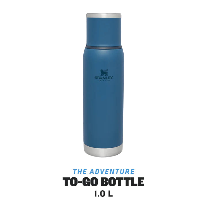 Load image into Gallery viewer, Termos STANLEY ADVENTURE TO-GO BOTTLE 1L ALBASTRU 10-10819-009
