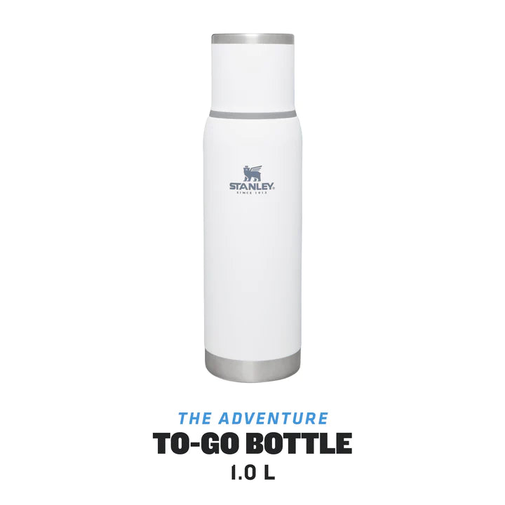 Încărcați imaginea în vizualizatorul Galerie, Termos STANLEY ADVENTURE TO-GO BOTTLE 1L ALB 10-10819-008
