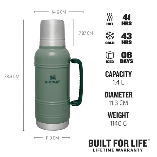 Termos STANLEY ARTISAN THERMAL BOTTLE 1.4L HAMMERTONE GREEN 10-11429-004