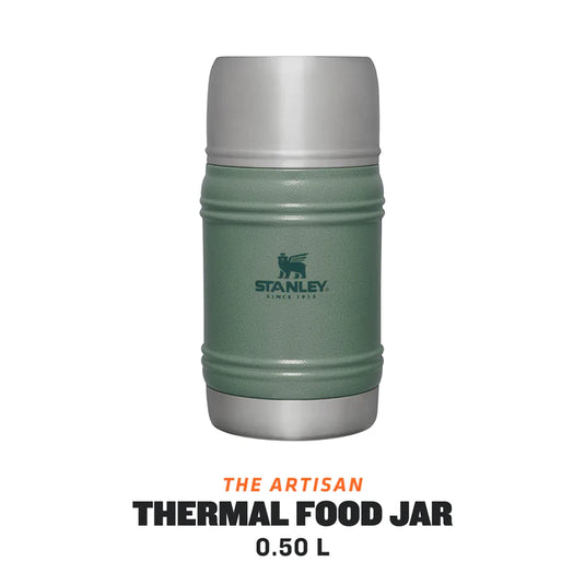 Termos mancare STANLEY ARTISAN FOOD JAR 0.5L HAMMERTONE GREEN 10-11426-004