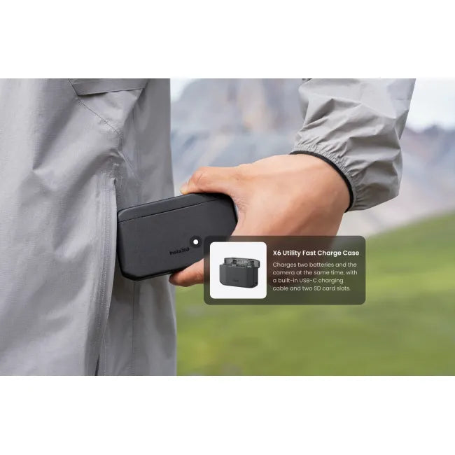 Load image into Gallery viewer, Camera video sport 8K 360 - X6 - Essentials Bundle Midnight Black
