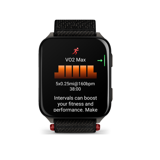 GARMIN - VENU X1 - SMARTWATCH CU GPS ȘI AMOLED - NEGRU CU SPATE DIN TITAN ARGINTIU ȘI CUREA DIN NAILON COMFORTFIT NEAGRĂ