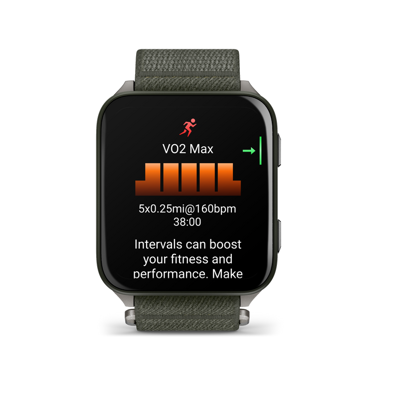 Load image into Gallery viewer, GARMIN - VENU X1 - SMARTWATCH CU GPS ȘI AMOLED - MOSS CU SPATE DIN TITAN ARGINTIU ȘI CUREA DIN NAILON COMFORTFIT MOSS
