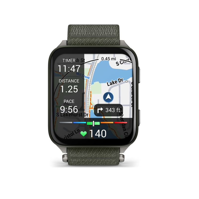 Load image into Gallery viewer, GARMIN - VENU X1 - SMARTWATCH CU GPS ȘI AMOLED - MOSS CU SPATE DIN TITAN ARGINTIU ȘI CUREA DIN NAILON COMFORTFIT MOSS

