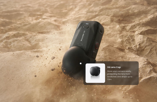 Insta360 - camera video sport 8K 360 - X6 - Bundle Midnight Black