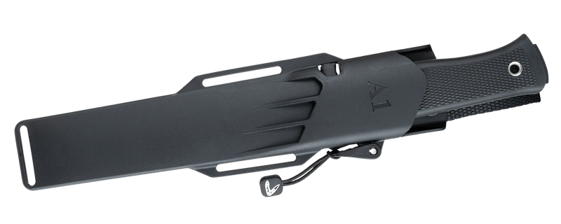 Încărcați imaginea în vizualizatorul Galerie, Cutit de supravietuire si bushcraft, teaca piele sau Zytel, FALLKNIVEN A1
