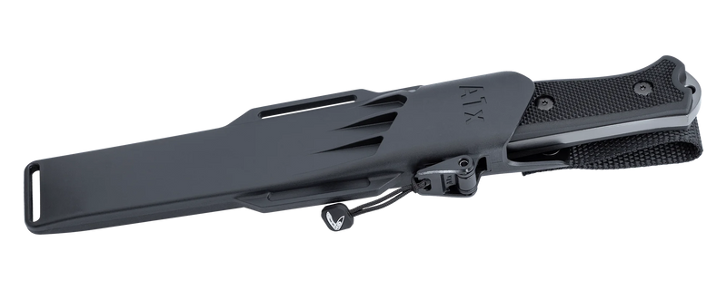 Încărcați imaginea în vizualizatorul Galerie, Cutit de supravietuire si bushcraft, teaca Zytel, Carbide Finish, FALLKNIVEN A1xb
