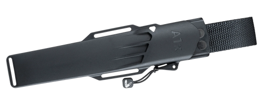 Cutit de supravietuire si bushcraft, teaca Zytel, Carbide Finish, FALLKNIVEN A1xb