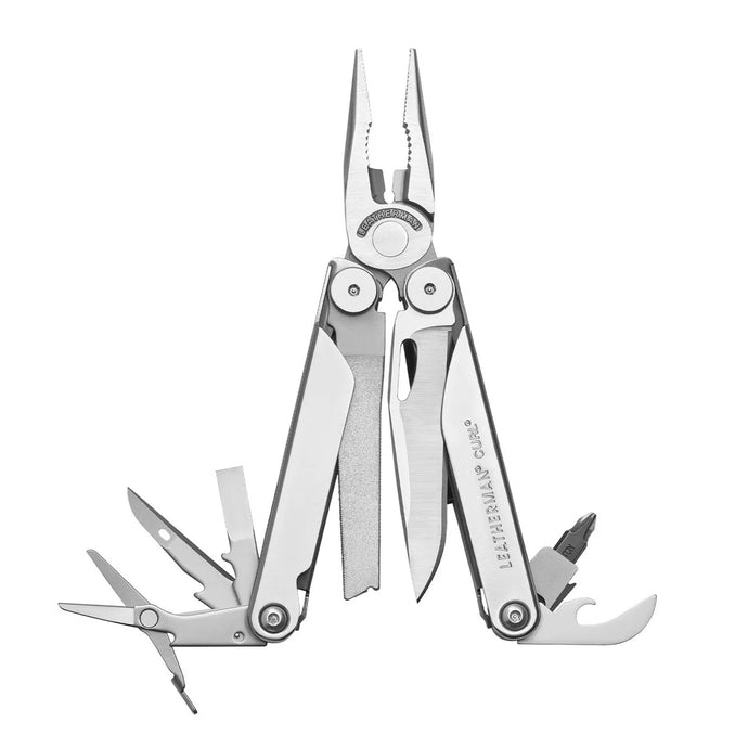 Multi-tool, 15 functii, teaca material textil, LEATHERMAN CURL