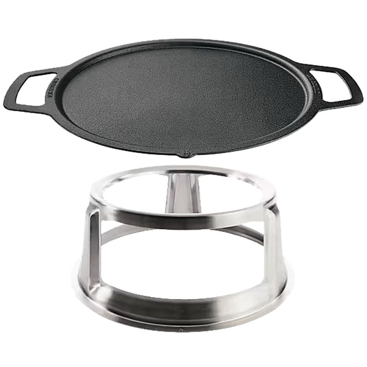 PACHET GRIDDLE TOP DE FONTA + HUB pentru SOLO STOVE BONFIRE