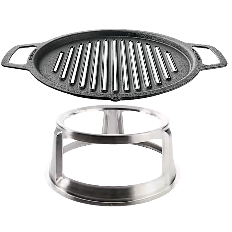 Încărcați imaginea în vizualizatorul Galerie, PACHET GRILL-TOP DE FONTA + HUB pentru SOLO STOVE BONFIRE
