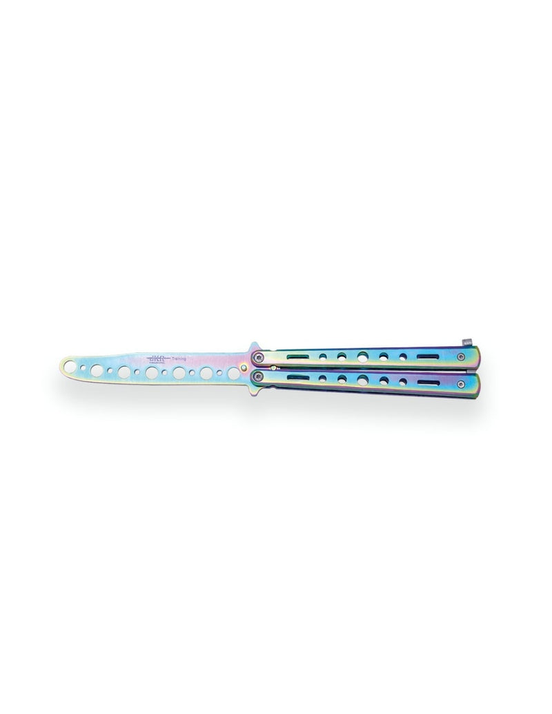 Încărcați imaginea în vizualizatorul Galerie, Briceag antrenament fluture Joker training, maner aluminiu, lama 10 cm JKR0593
