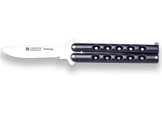 Briceag antrenament fluture Joker training, maner aluminiu, lama 10 cm JKR0679