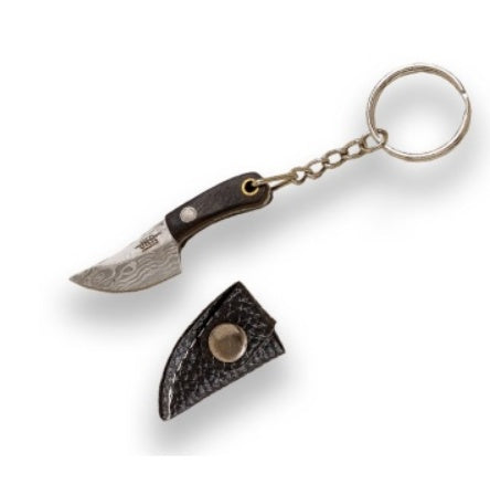 Briceag breloc Joker Karambit, maner lemn, lungime 5.6cm JKR0832
