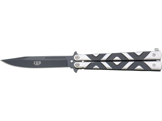 Briceag tip fluture Joker, maner aluminiu, lama 10.4cm JKR0710