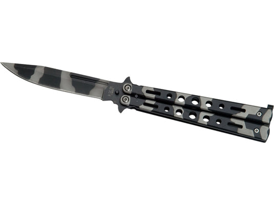 Briceag fluture Joker, maner otel, lama 9.5cm JKR0507