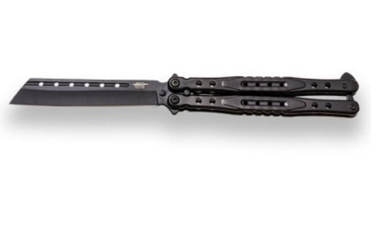 Load image into Gallery viewer, Briceag fluture Joker, maner aluminiu, lama 10.5 cm JKR0644
