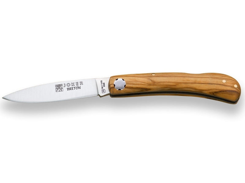 Încărcați imaginea în vizualizatorul Galerie, Briceag Joker Breton, maner lemn maslin, lama 8cm NO44
