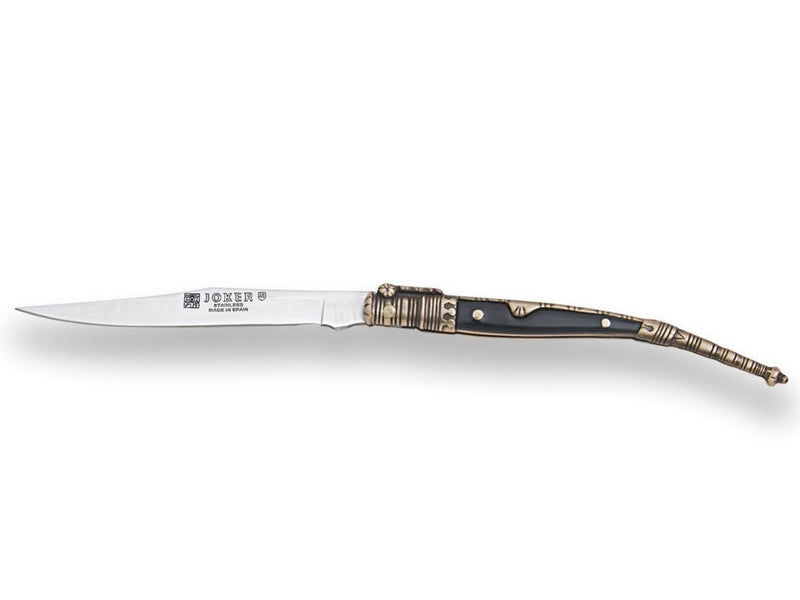 Încărcați imaginea în vizualizatorul Galerie, Briceag Joker Classic Iberic Estiletto, maner zamak&amp;abs, lama 9 cm N107C
