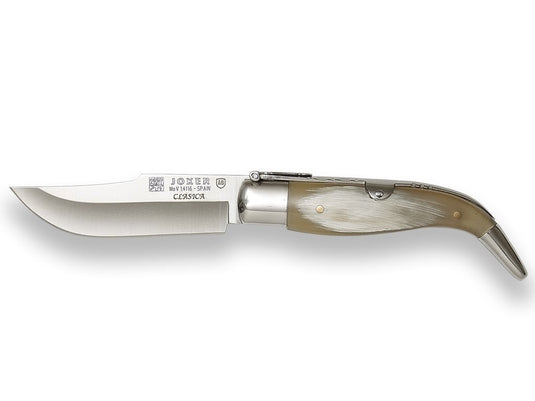 Briceag Joker Classic Iberic, maner corn cerb, lama 8 cm NC109
