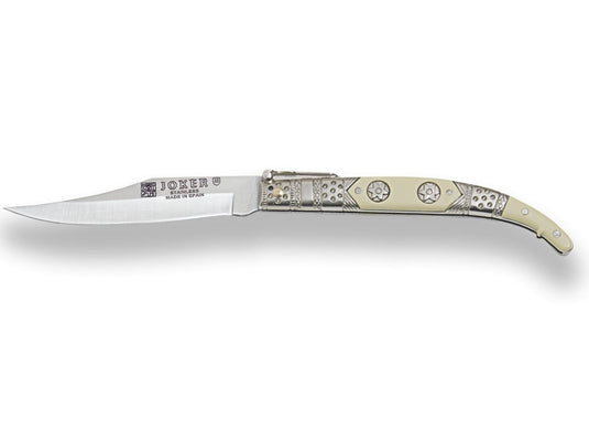 Briceag Joker Classic Iberic, maner corn cerb, lama 8 cm NC109