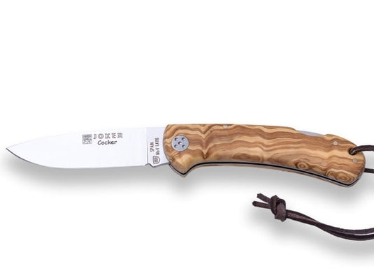 Briceag Joker Cocker, maner lemn mesteacan bucalat, lama 9 cm NL134