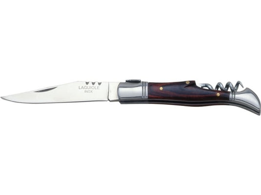 Briceag Joker Laguiole, maner lemn presat rosu, lama 8.5 cm JKR0076