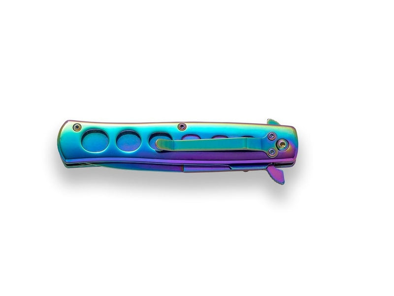 Load image into Gallery viewer, Briceag Joker, maner aluminiu, lama 10cm JKR0525
