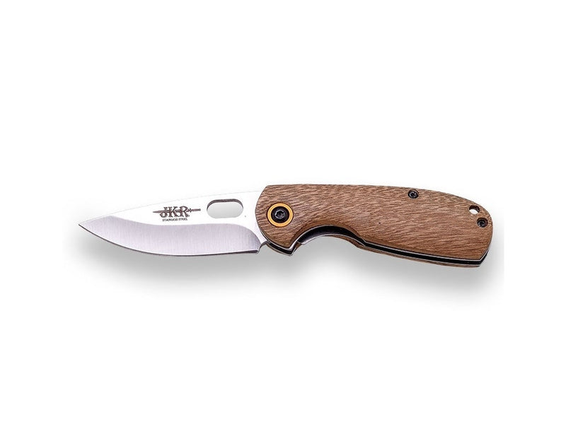 Încărcați imaginea în vizualizatorul Galerie, Briceag Joker, maner lemn zebrawood, lama 7.8cm JKR0649
