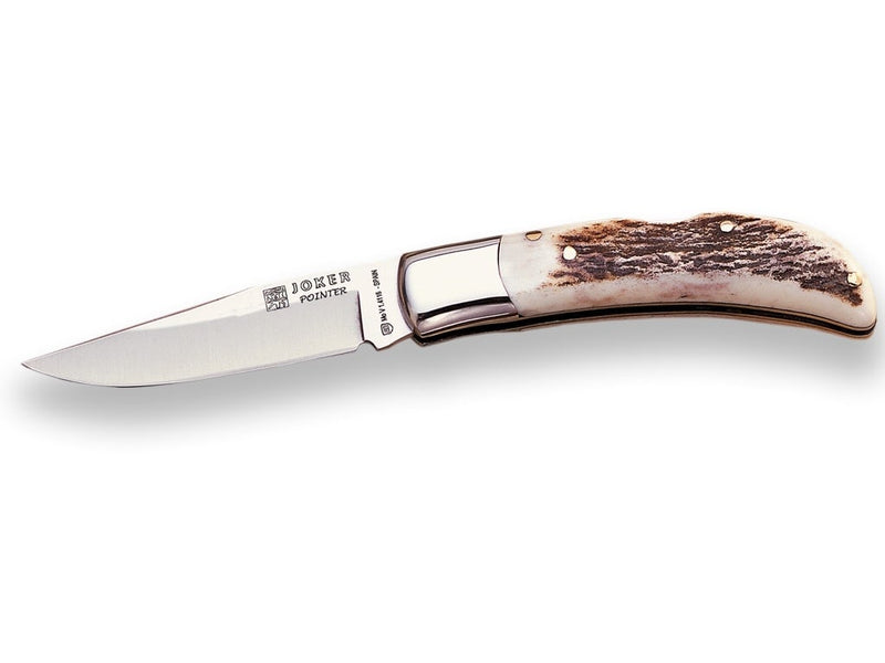 Încărcați imaginea în vizualizatorul Galerie, Briceag Joker Laguiole, maner corn cerb, lama 9.5 cm NC10
